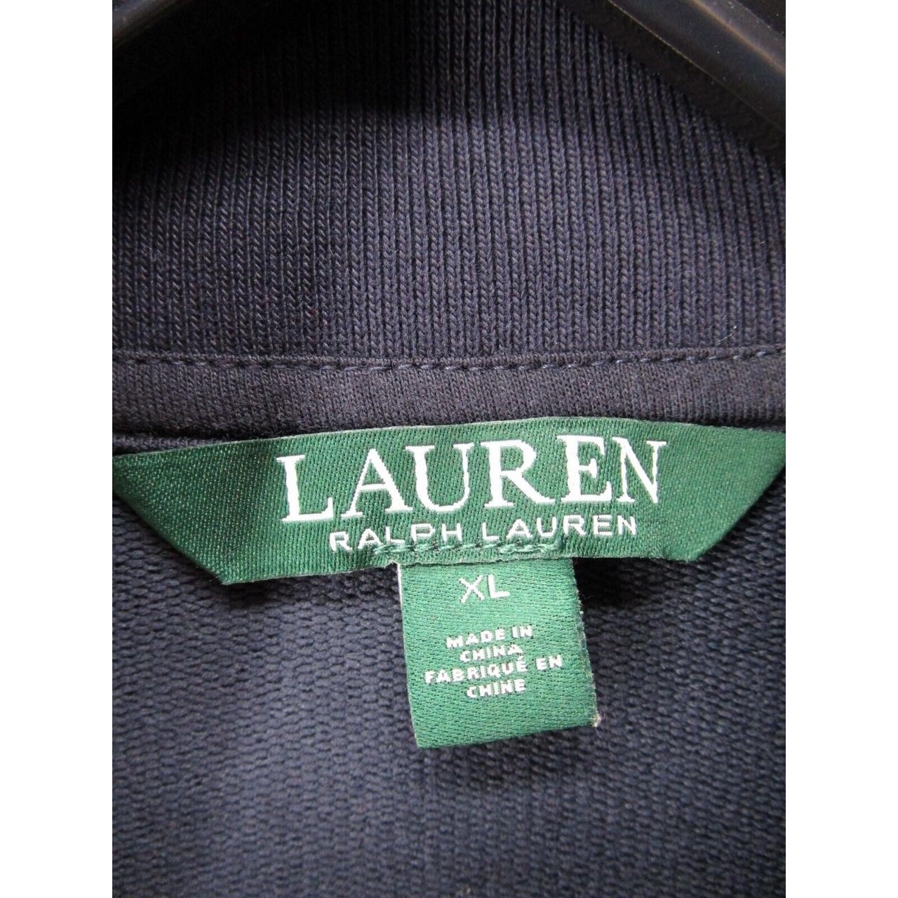 Lauren Ralph Lauren Jacket Women XL Blue Quilted - Depop