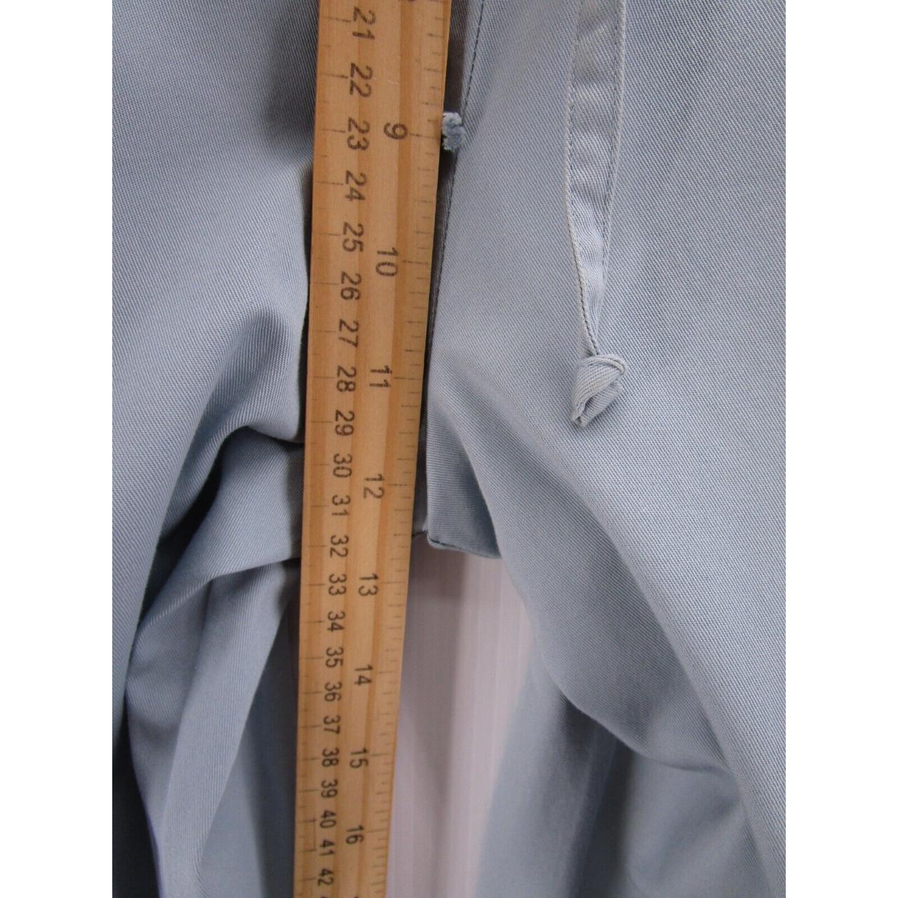 Orvis Pants Women Medium Blue Chino Khaki Straight - Depop