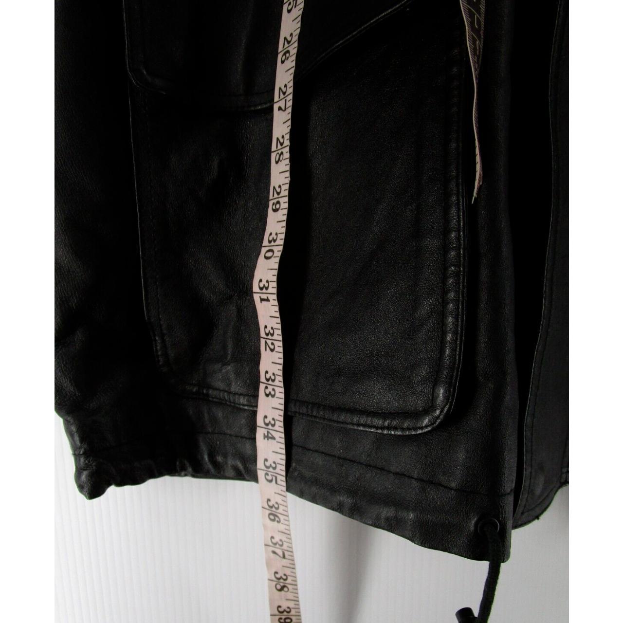 VINTAGE John Ashford Jacket Men Large Black Genuine | Depop
