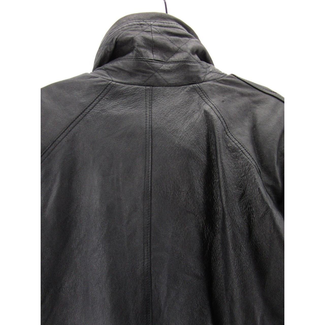 VINTAGE John Ashford Jacket Men Large Black Genuine | Depop