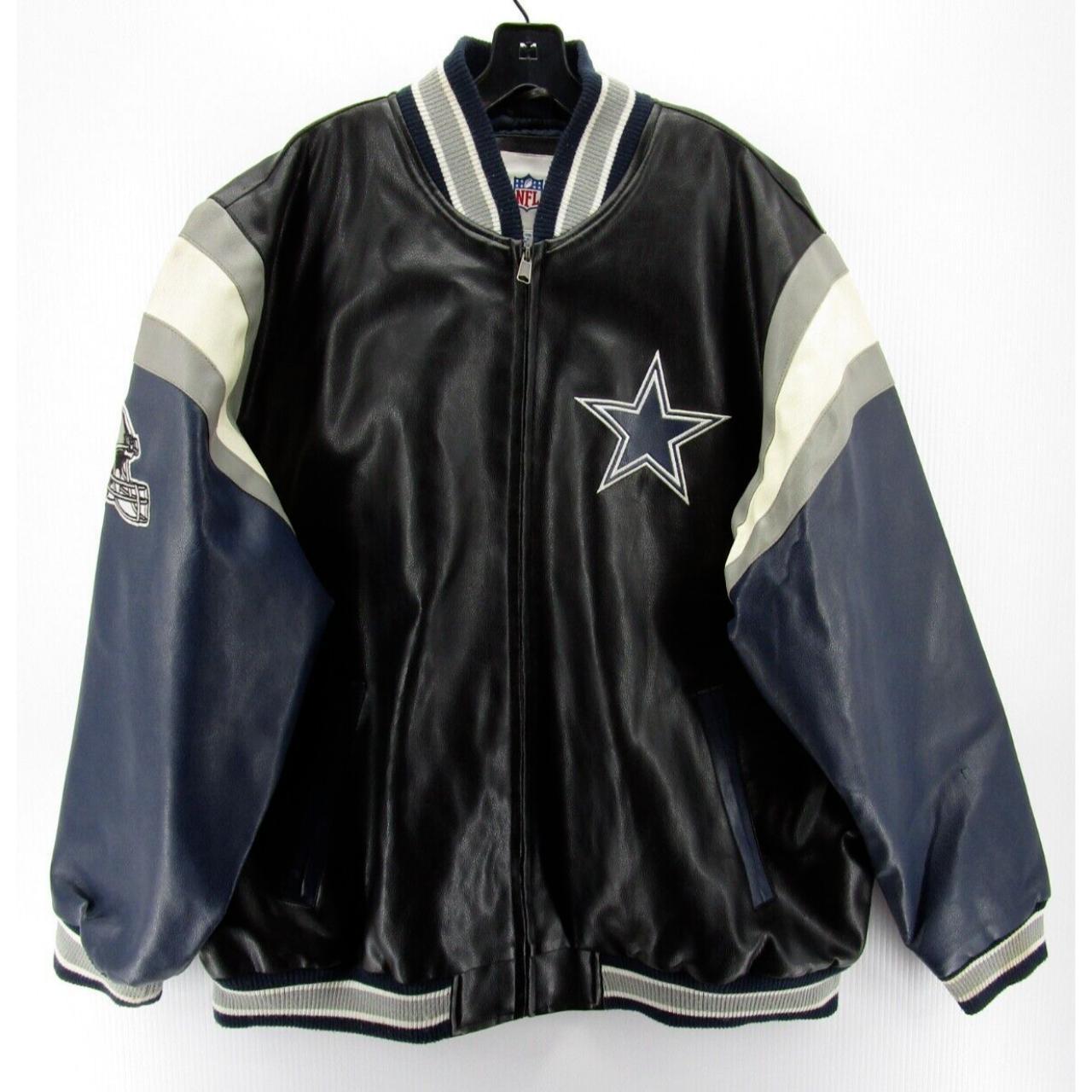 Dallas cowboys clearance faux leather jacket