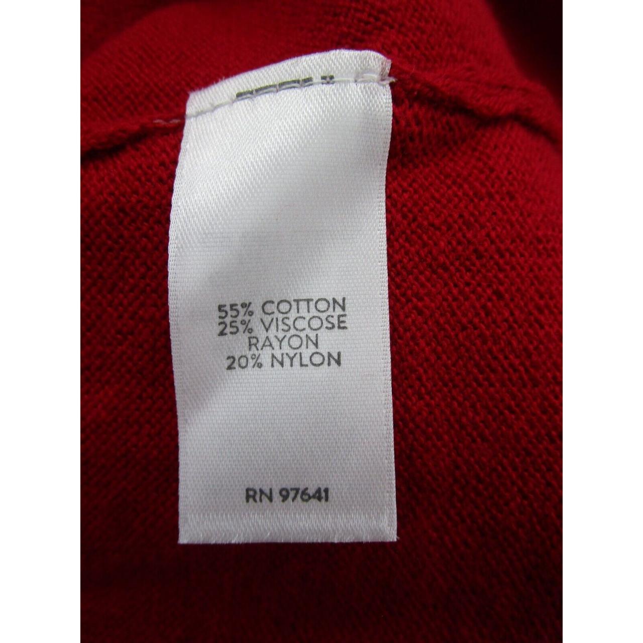 J Jill Sweater Women 4X Plus Red Pullover V-Neck - Depop