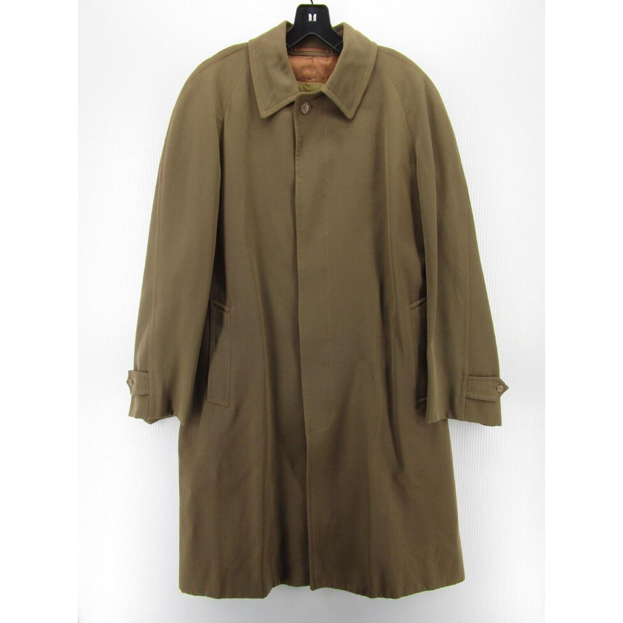 VINTAGE Aquascutum Jacket Men 36 Long Brown Trench Depop