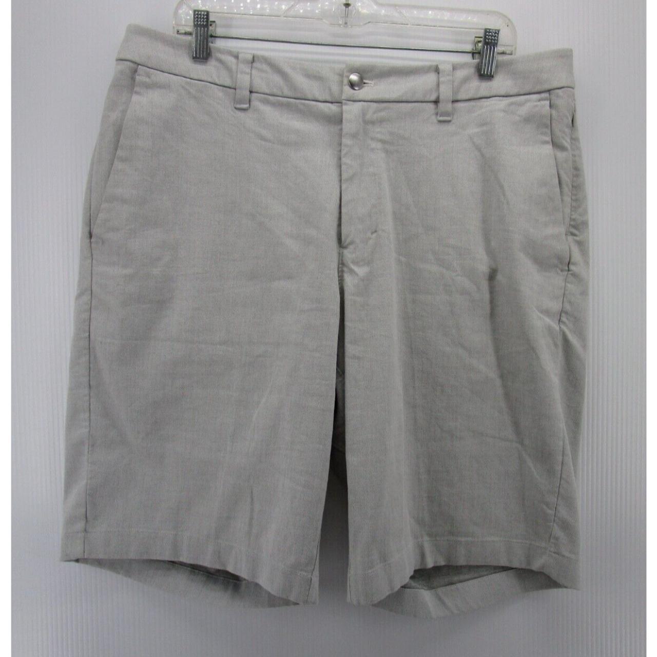 Lululemon Men’s Shorts 36 Gray 2024 Golf Casual Button Zip 9”.