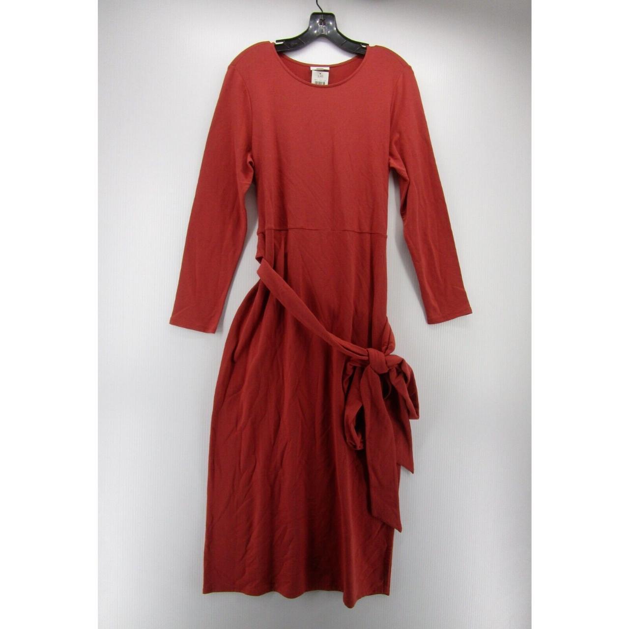 J Jill Dress Women Medium Red Pure Wrap Pullover. Depop