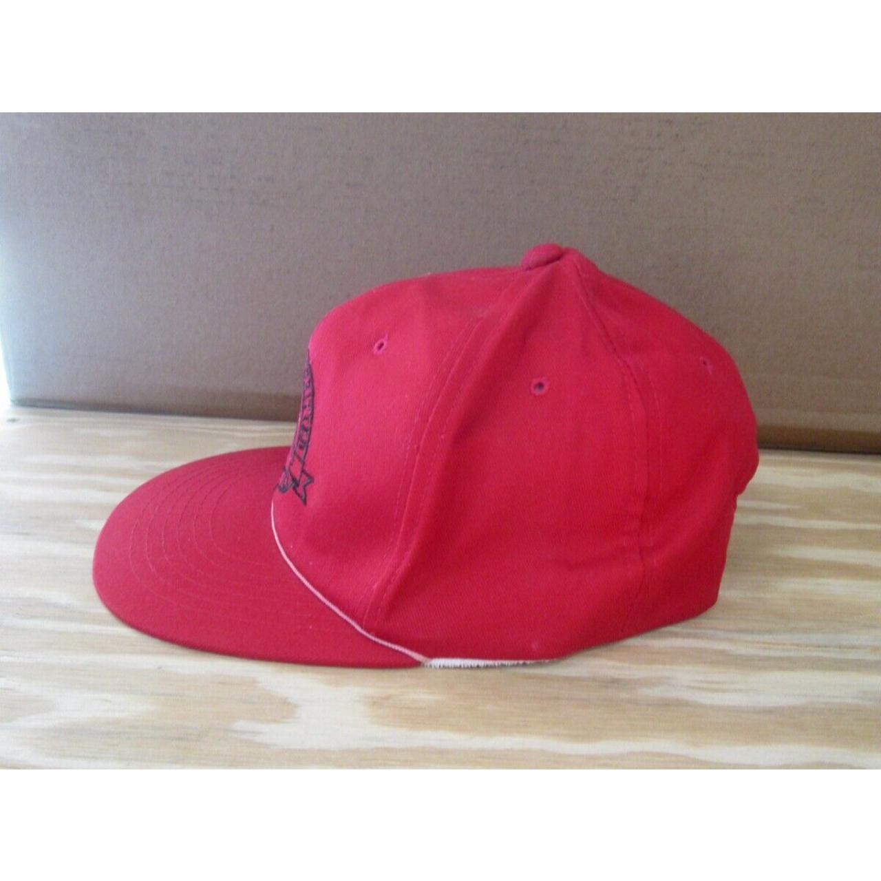 VINTAGE Eddie Bauer Hat Cap Men Red Snap Back | Depop