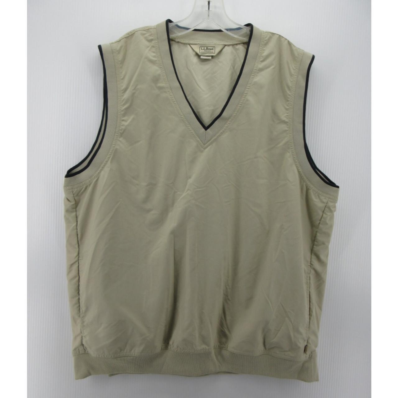 L.L.Bean Men's Vest - Cream – VINTAG LL Bean Vest… - image 1