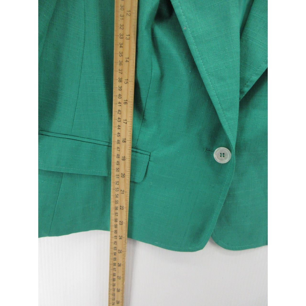 Pendleton Women's Blazer Jacket - Green – VINTAGE… - image 4