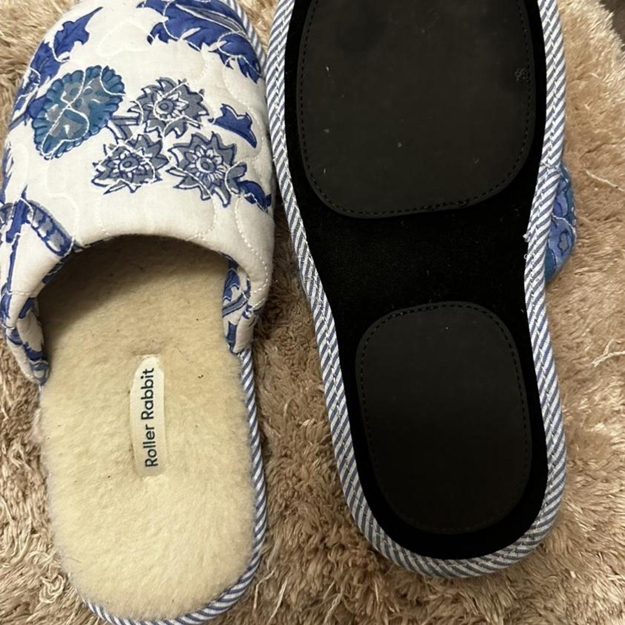 white rabbit slippers