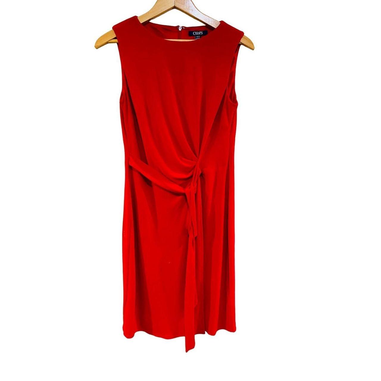 Chaps Women's Red Dress | Depop