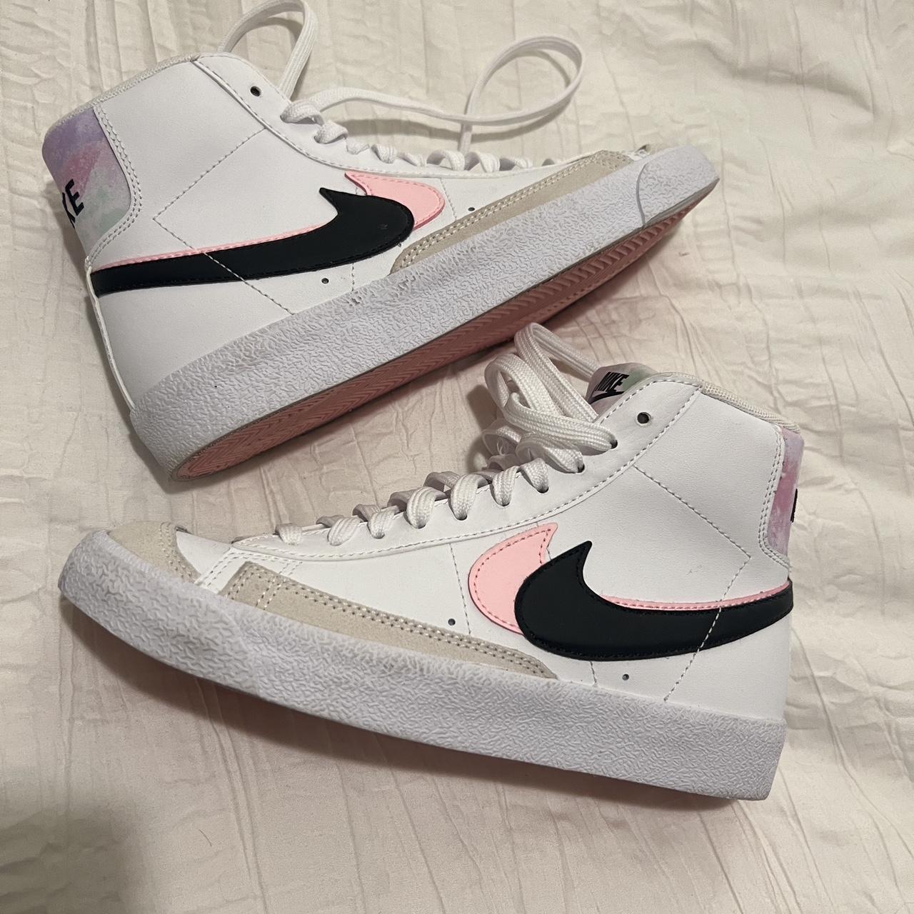 Nike Blazer Women s Mid US 4Y Worn only twice. Depop