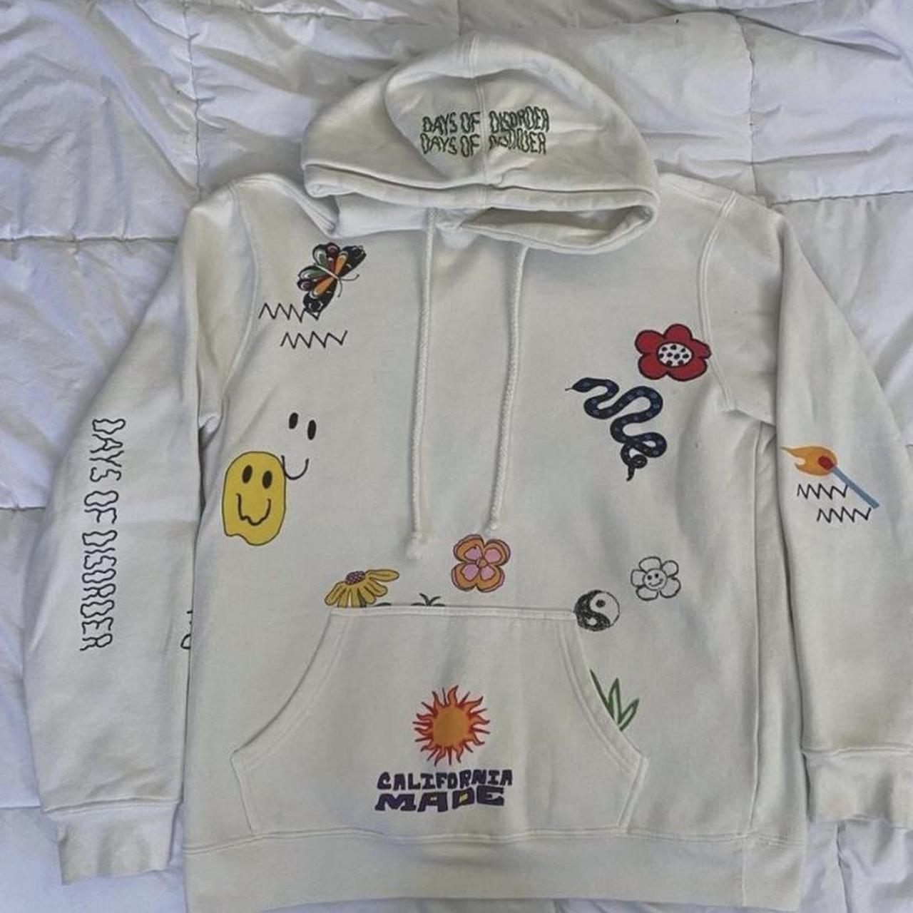 Pacsun white online hoodie