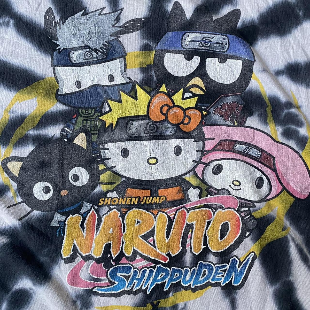 Naruto x Hello Kitty Size : L 22x27 | Depop