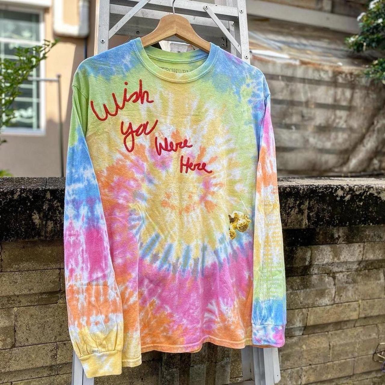 Travis scott tie dye deals shirt