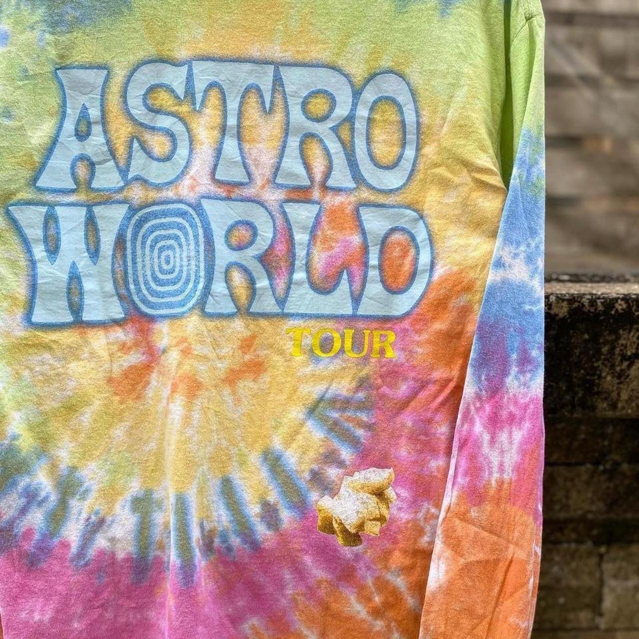 Travis Scott Astroworld L/S (Tie-Dye) Size : M | Depop
