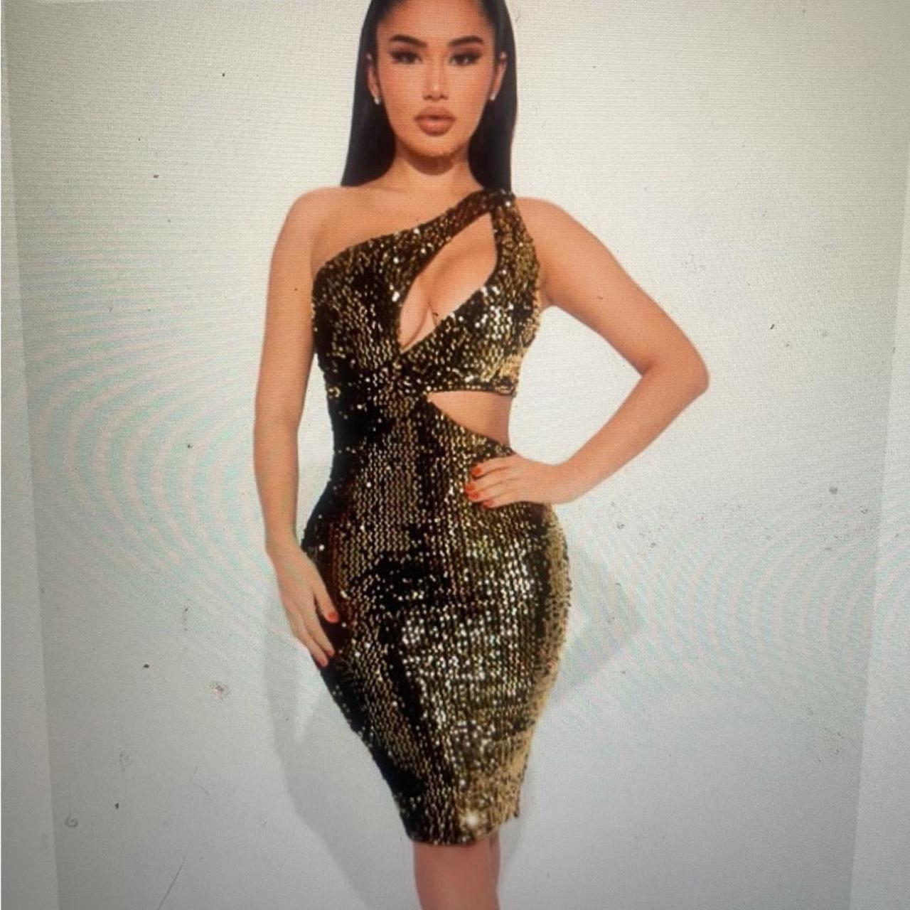 Fashion nova sexy black dress best sale