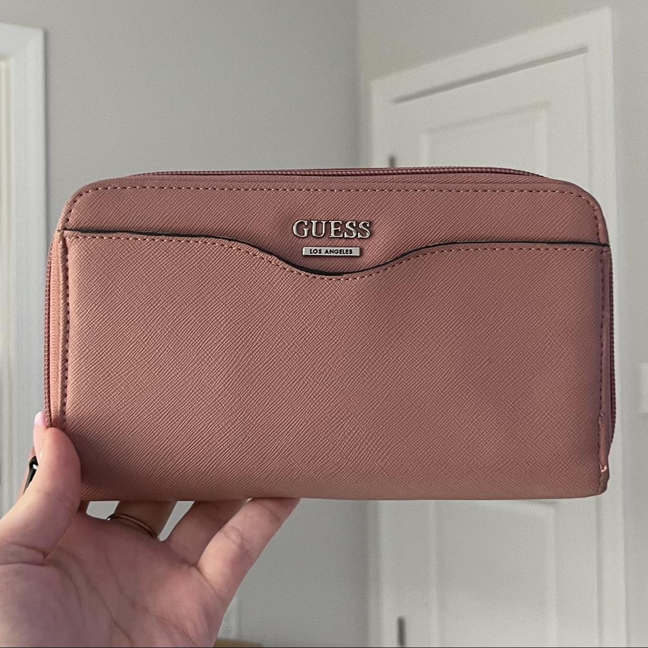 Pink wallet from guess Depop