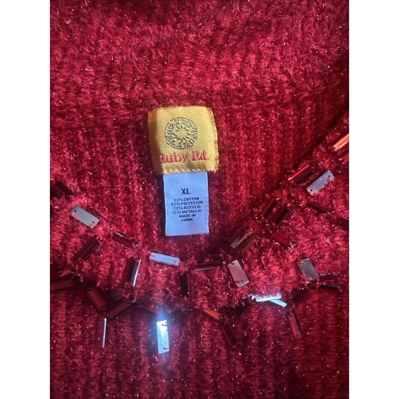 Ruby Rd. Women's Sweater - Red - XL – Ruby Rd Swe… - image 6