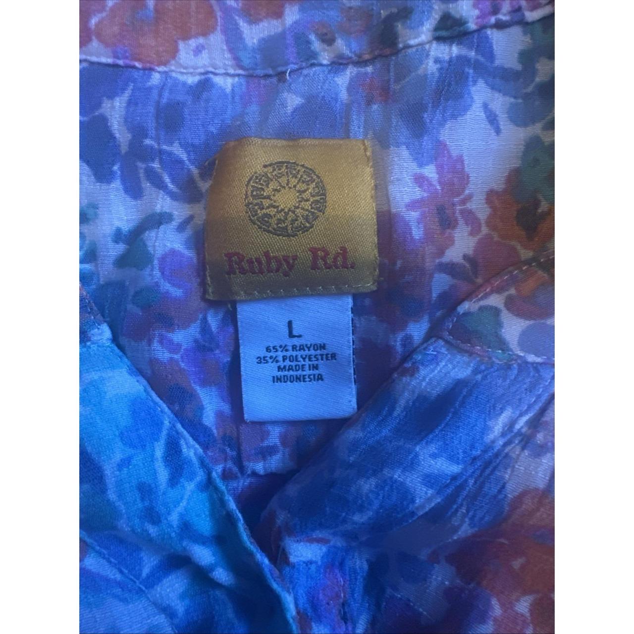 Ruby Rd. Women's Blouse - Multi - L – RUBY RD. WO… - image 5