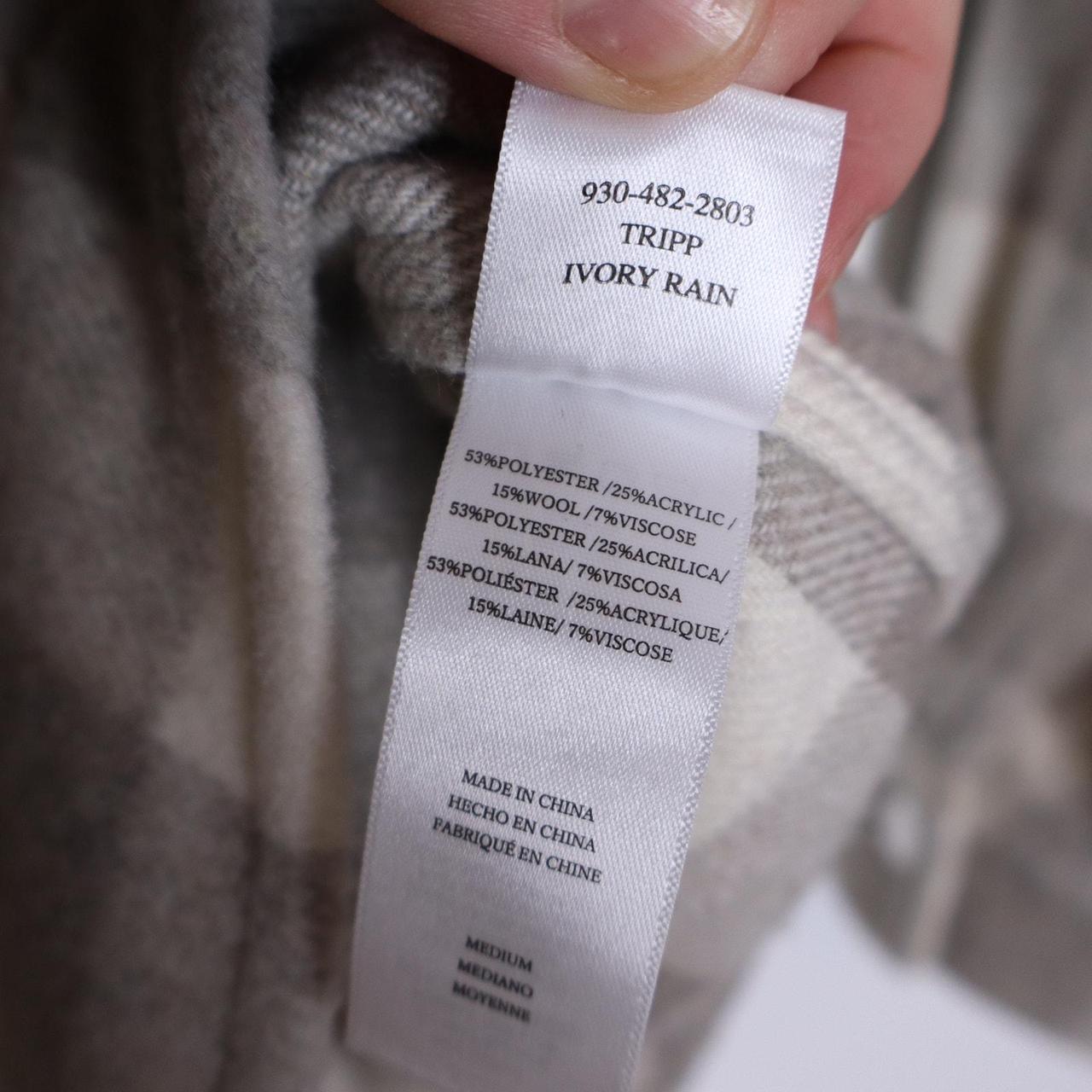 Rails Women's Shacket Jacket - Cream/Grey - M – R… - image 8