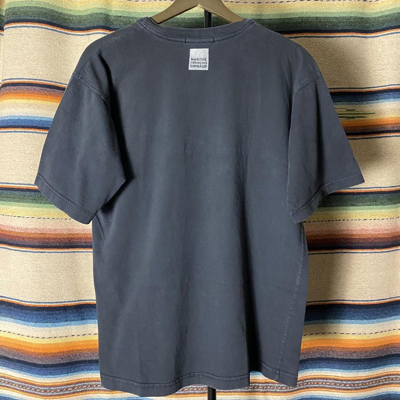 Marithé + François Girbaud Men's Black T-shirt | Depop