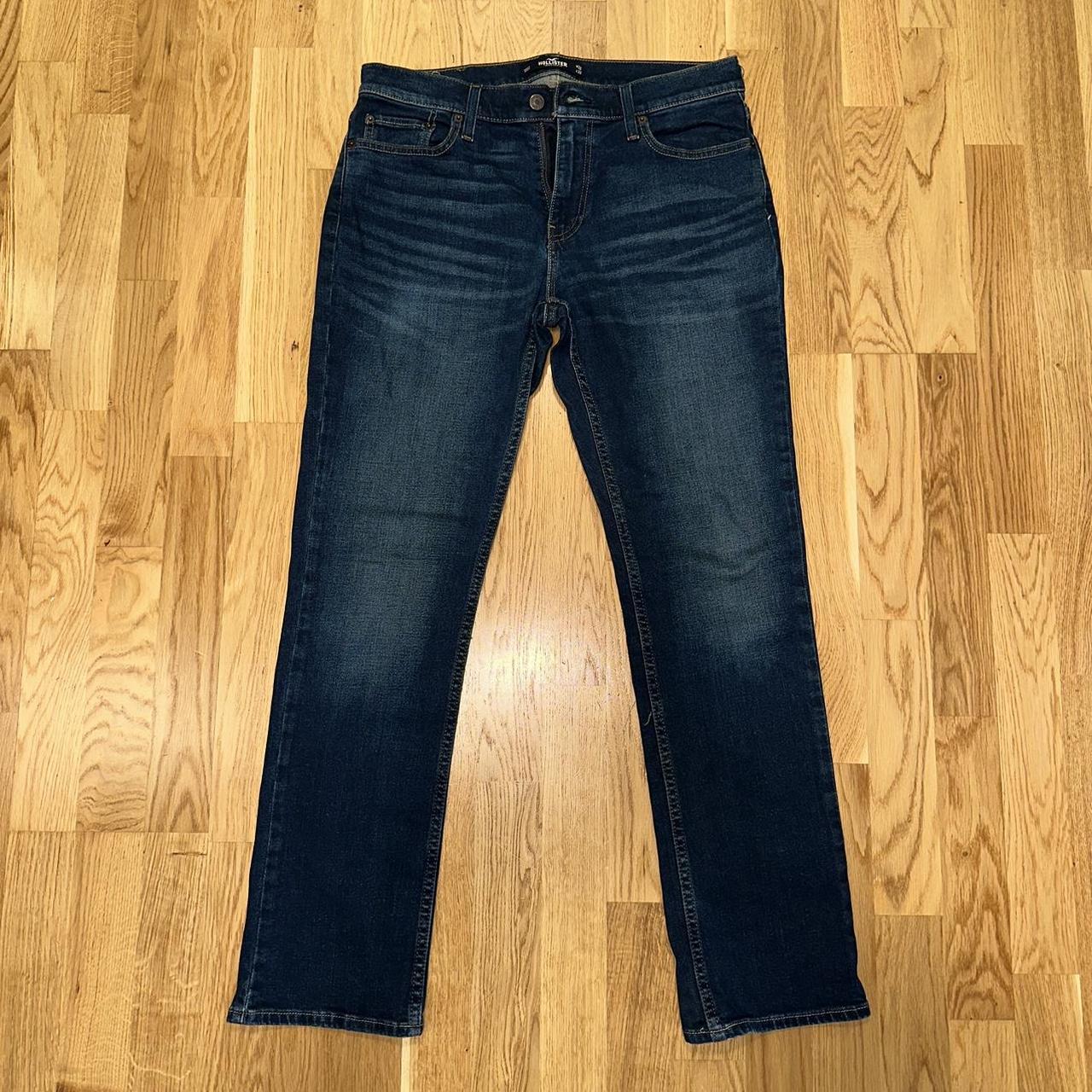 Hollister Slim Straight Denim Jeans 🪴 Color: Rinse... - Depop