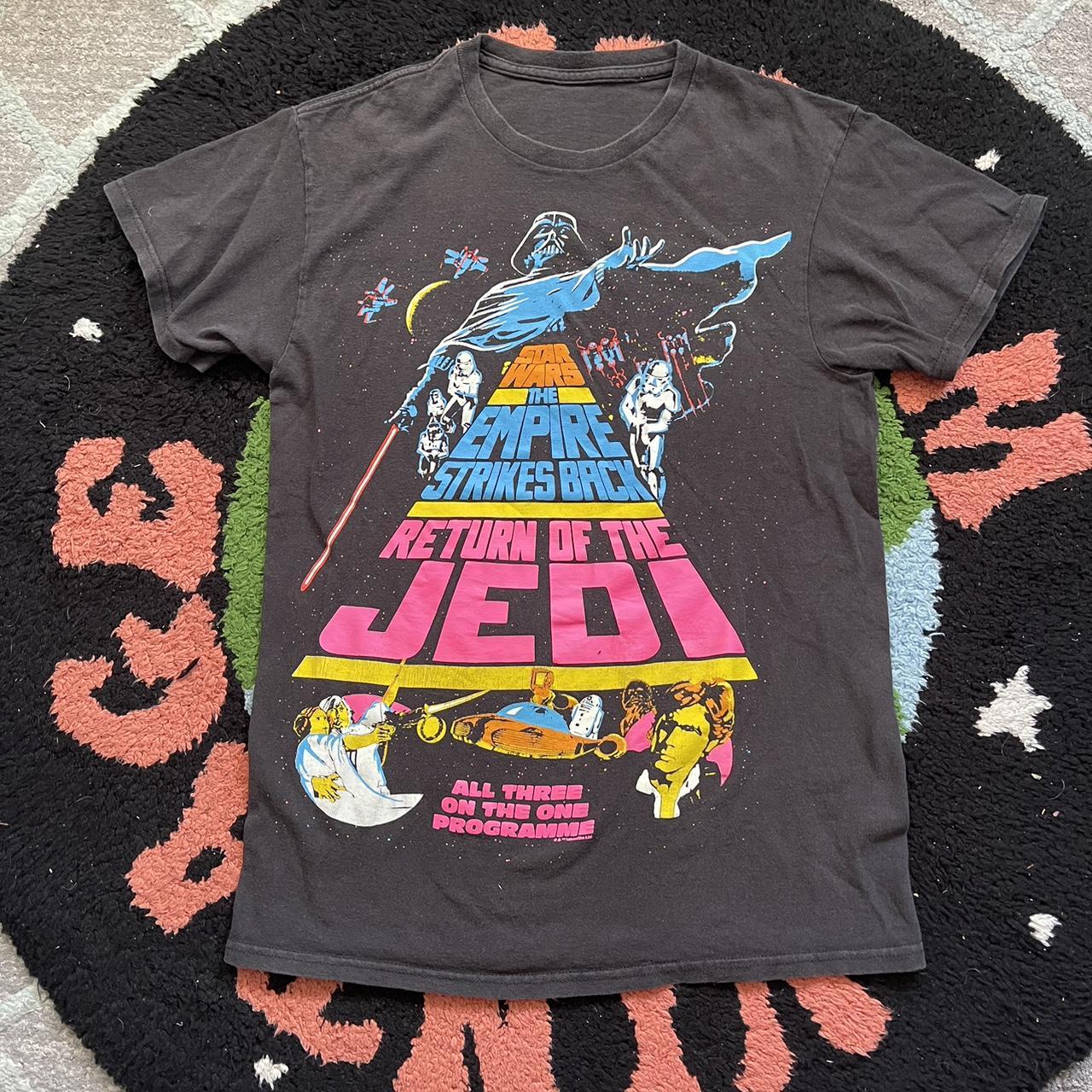 y2k Star Wars trilogy tee size S - Depop