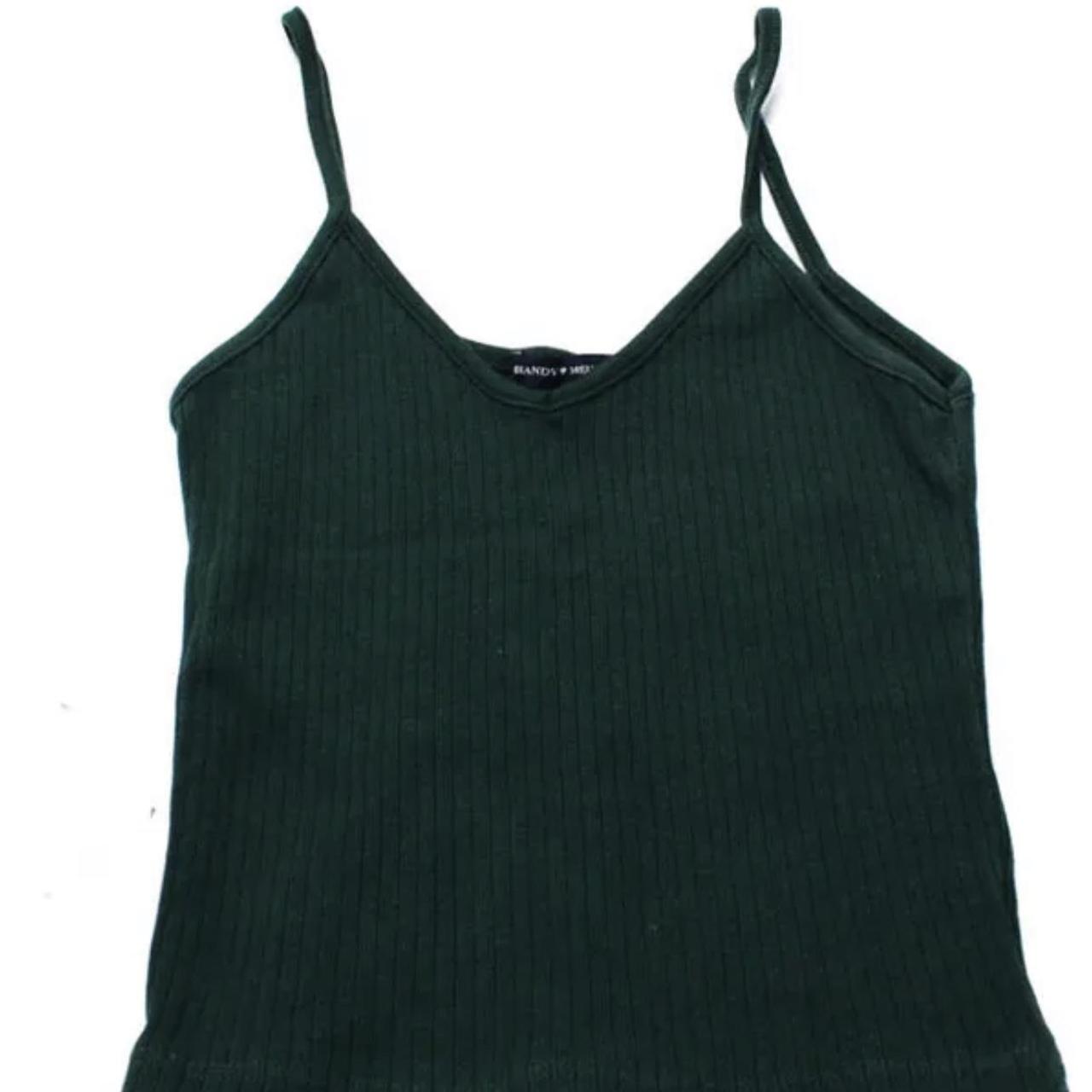 Brandy Melville Women's Green Vest Depop