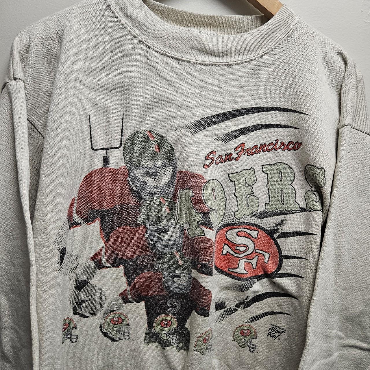 San Fransisco 49ers hoodie Size boys large but will - Depop