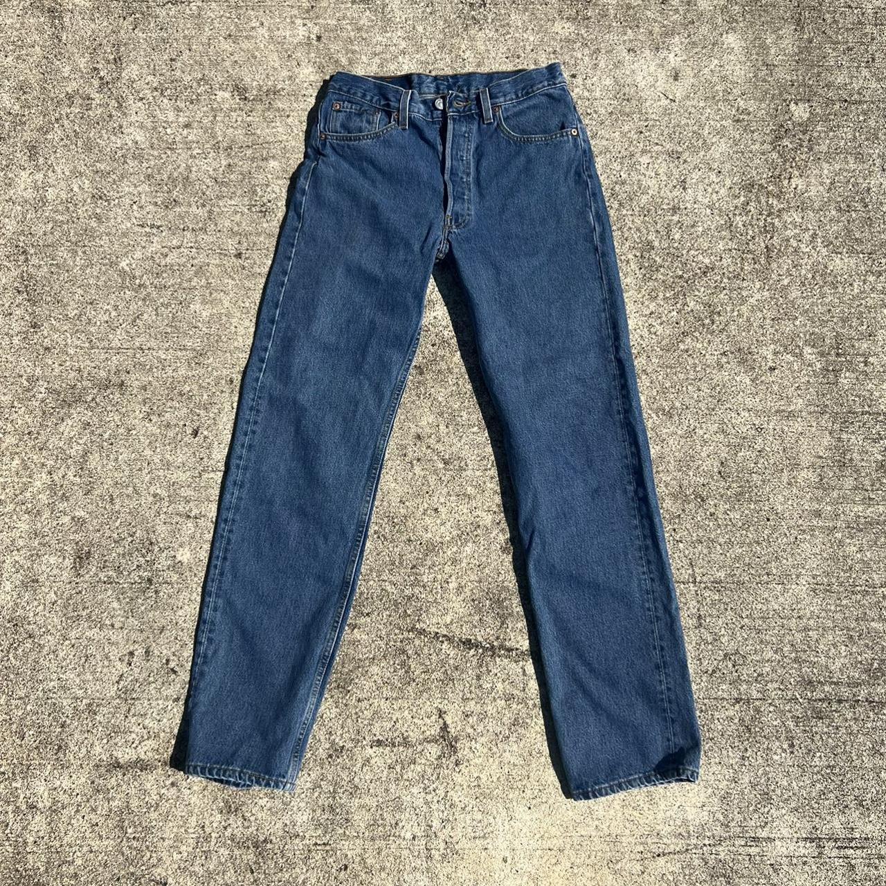 American Vintage Men's Blue Jeans | Depop