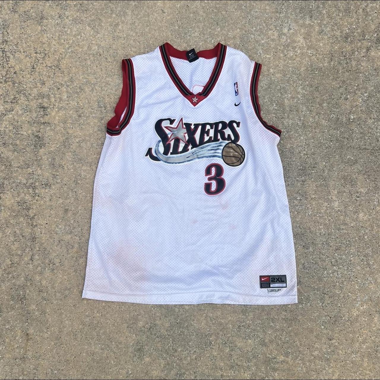 Allen Iverson vintage Nike jersey -condition:... - Depop