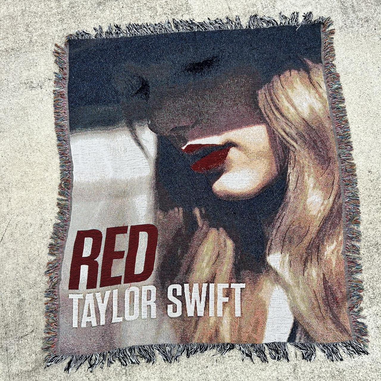  Taylor swift red album blanket carpet condition... Depop