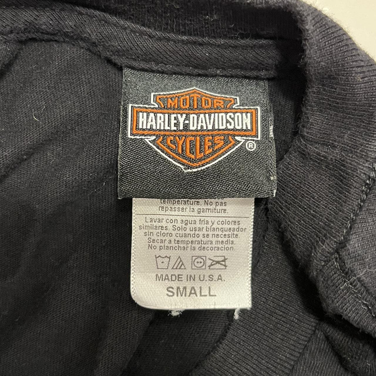 Harley Davidson Men's Black and Grey T-shirt (4)