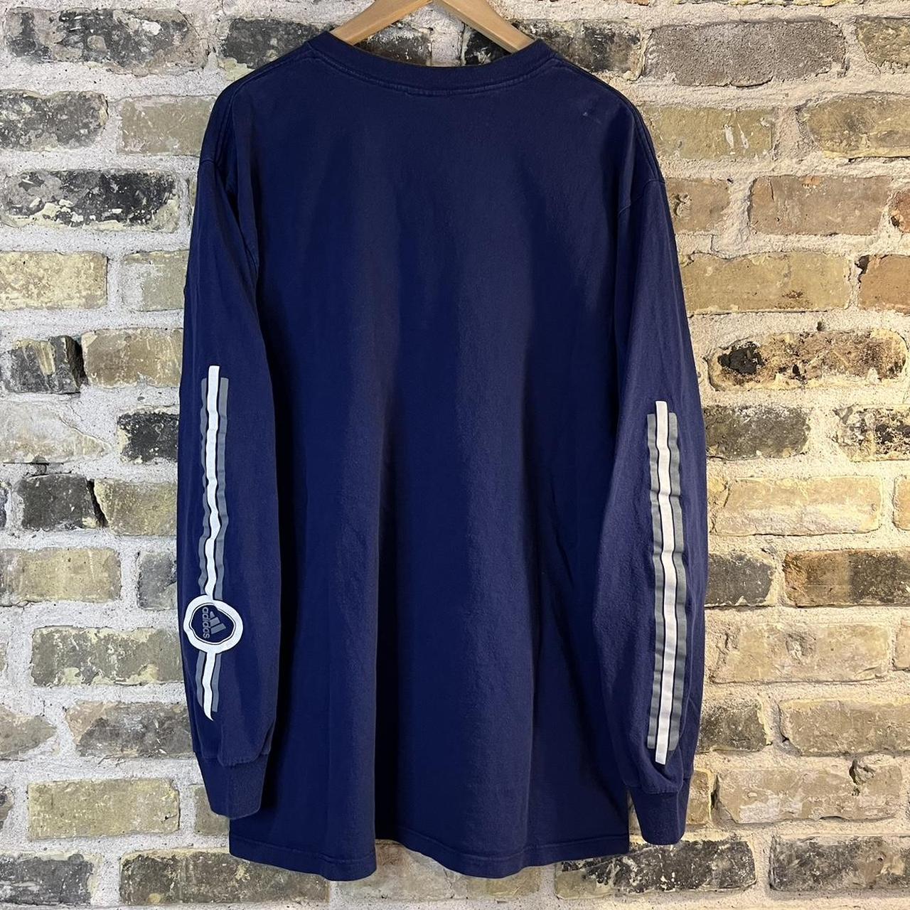 Adidas Men's Navy and Blue Shirt (3)