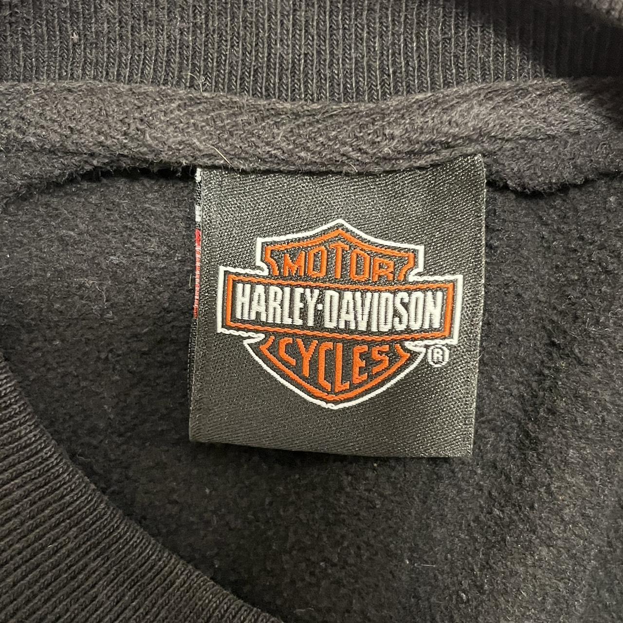 Harley Davidson Men's Black and Grey Sweatshirt (4)