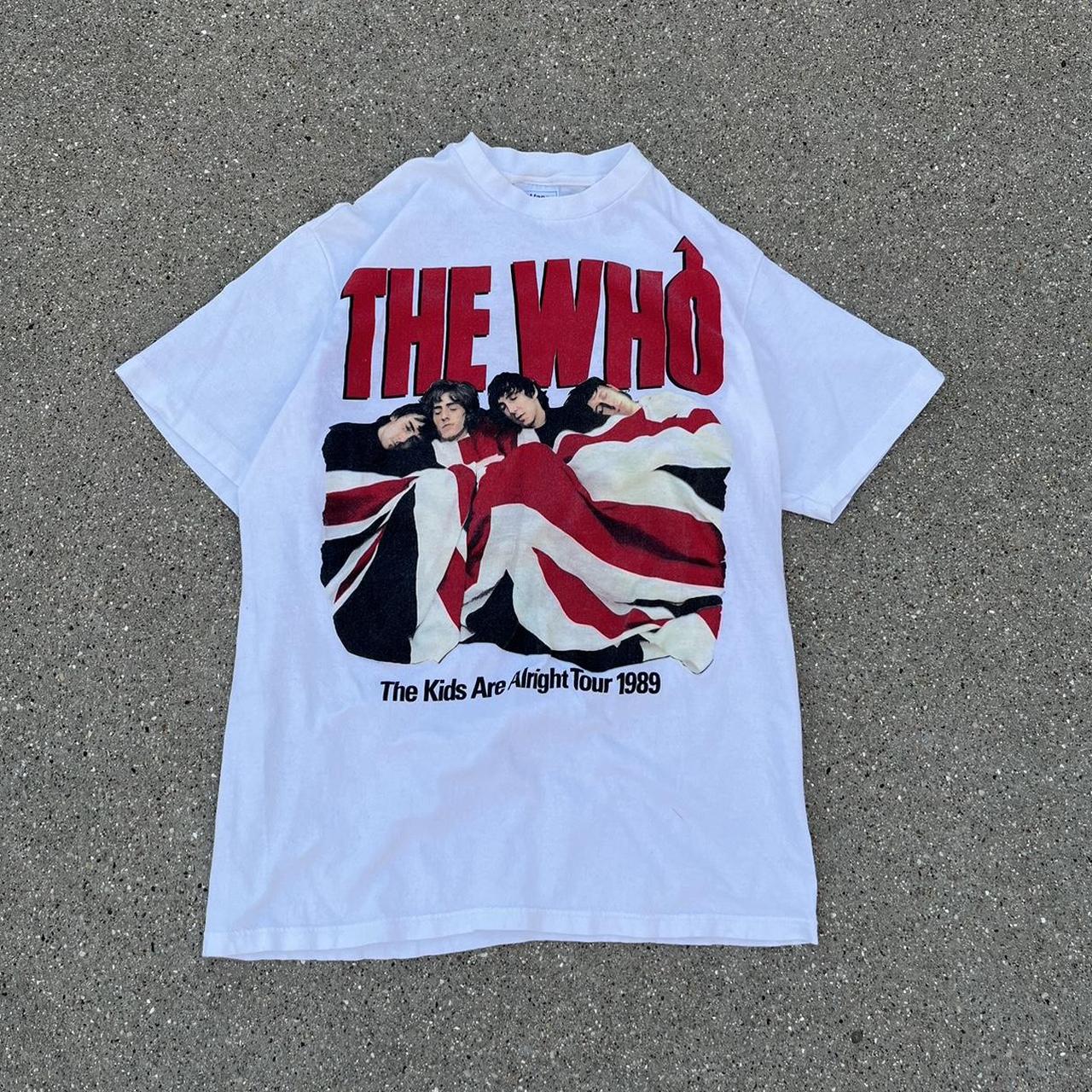 Rare vintage good tee the who 1989 tour tee