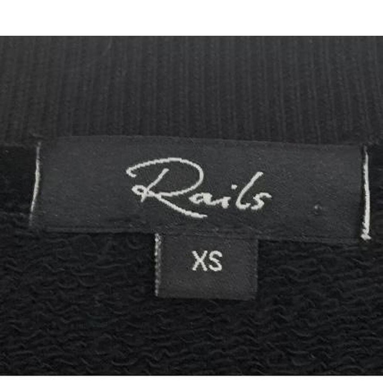 Rails Women's Sweatshirt - Black - XS – Rails Mar… - image 4