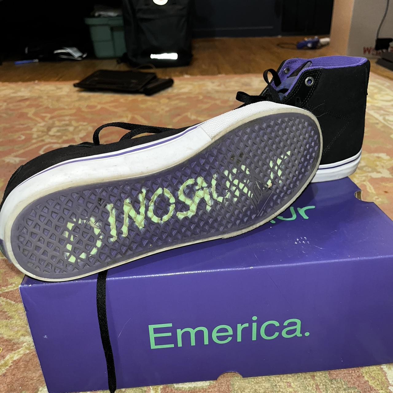 Emerica Men's Purple and Black Trainers (3)