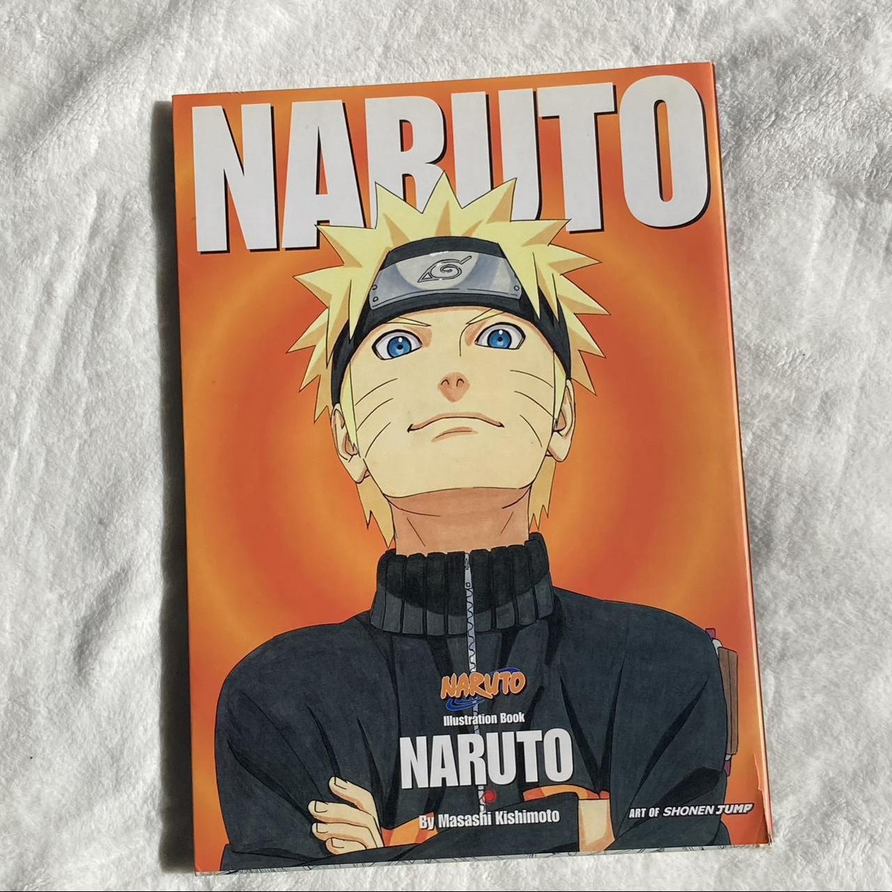 Naruto Illustration book with stickers 🌀 One sticker... - Depop