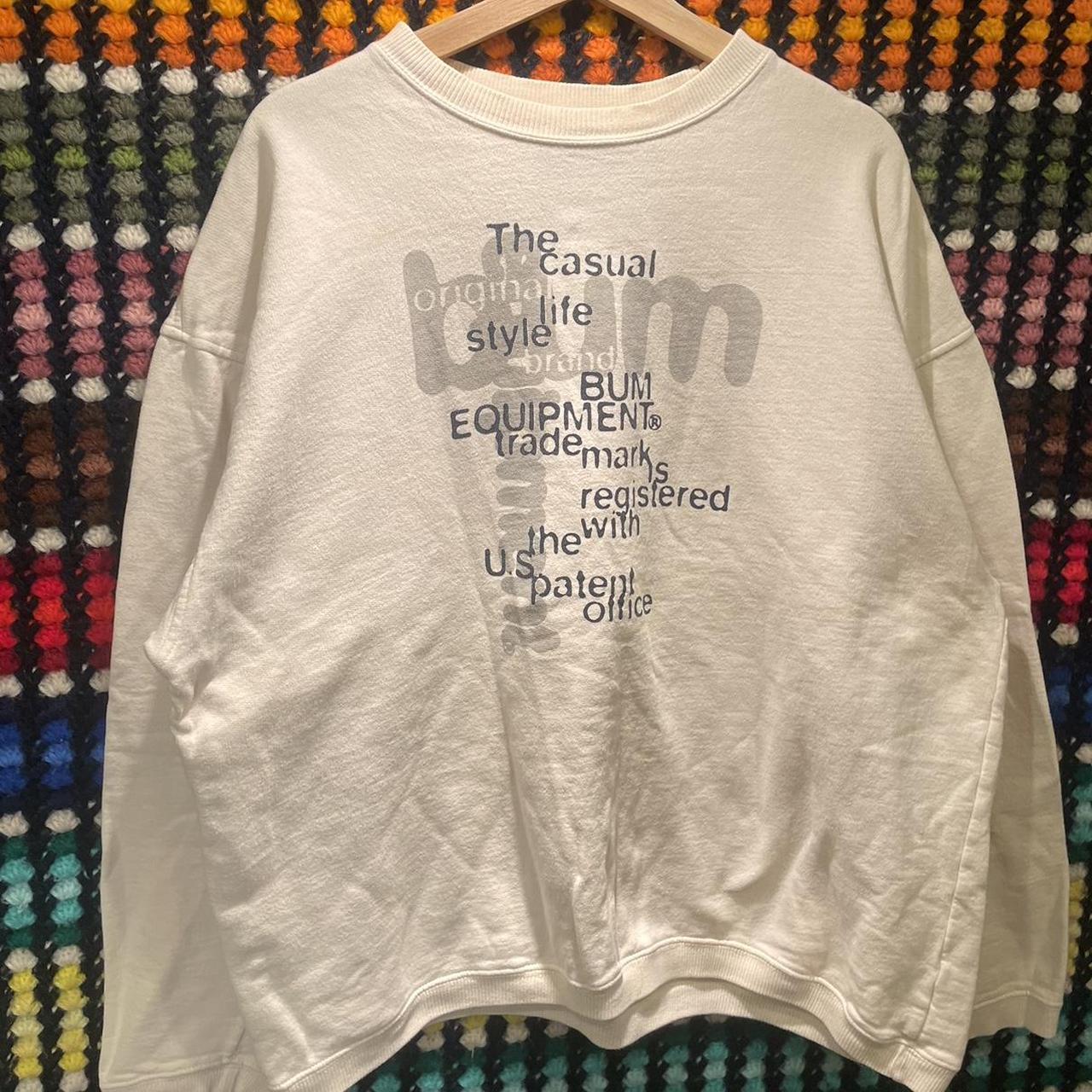 Equipment Men's Sweatshirt Cream L – Vintage 90s