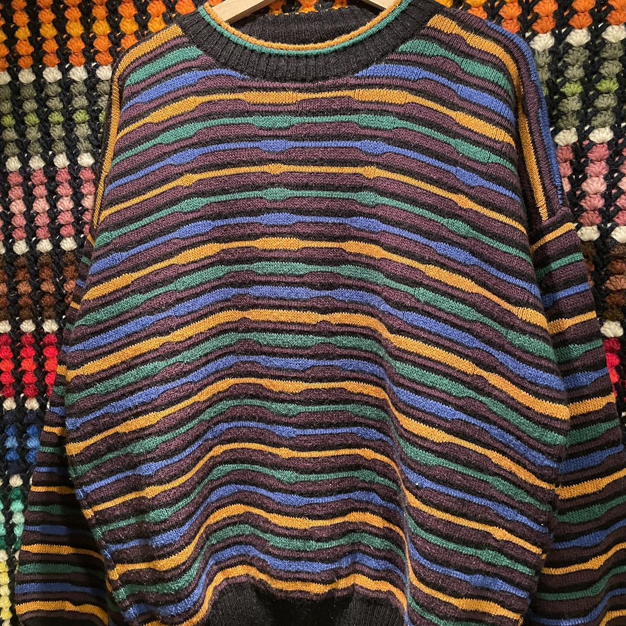 RAF outlets Trippy Funky Vintage 90s Sweater