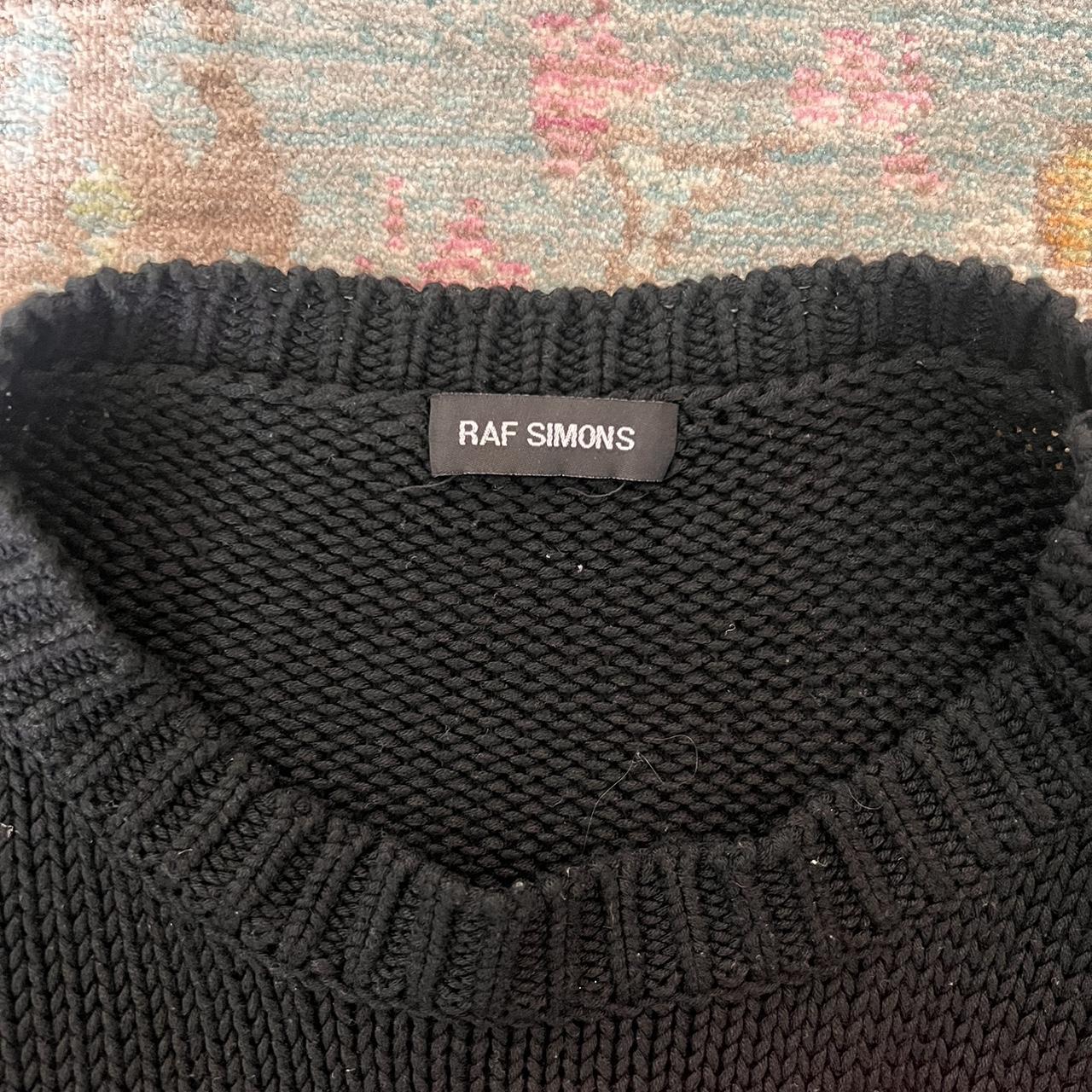 RAF simons I love ny cropped sweater | Depop