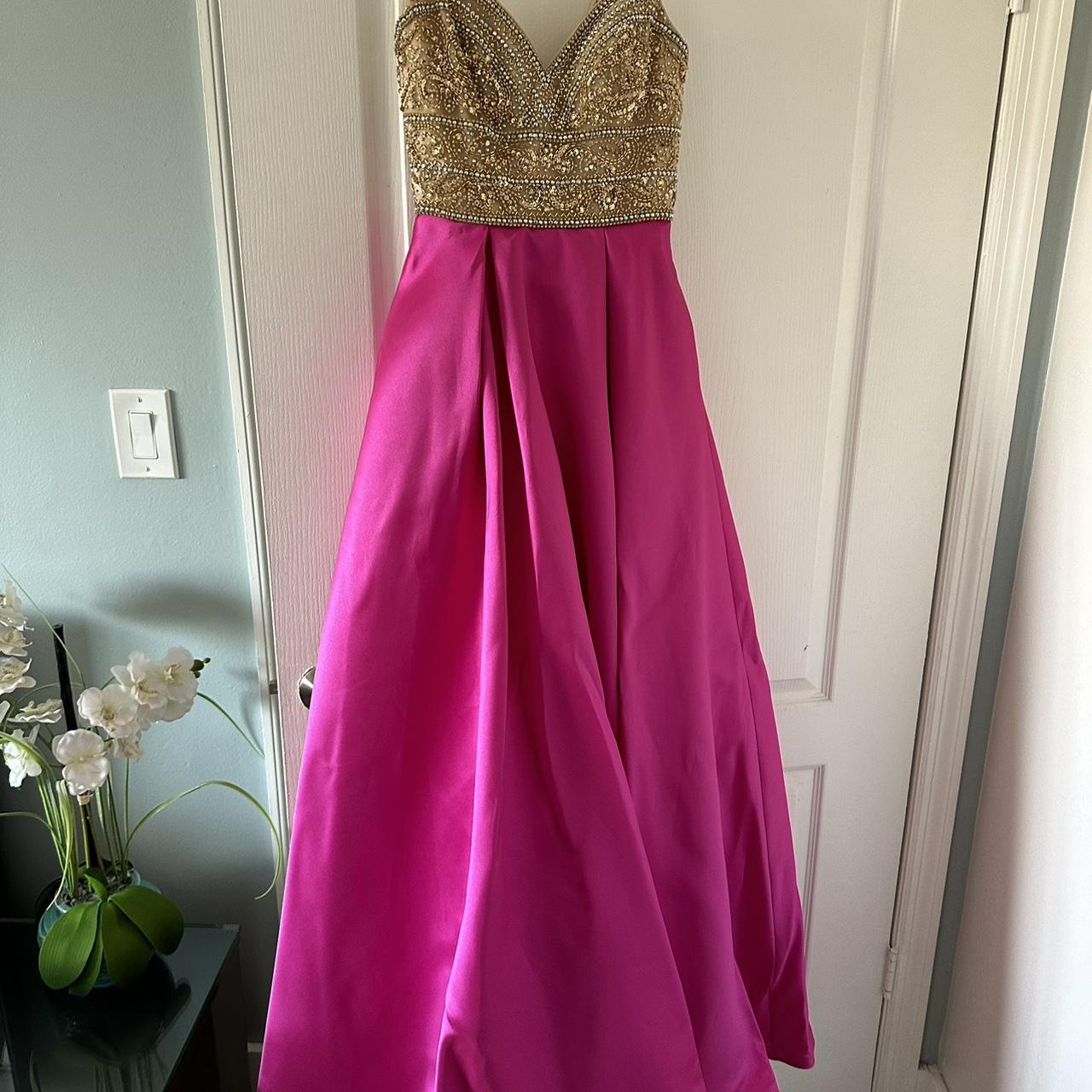 Camille la vie outlet pink prom dress