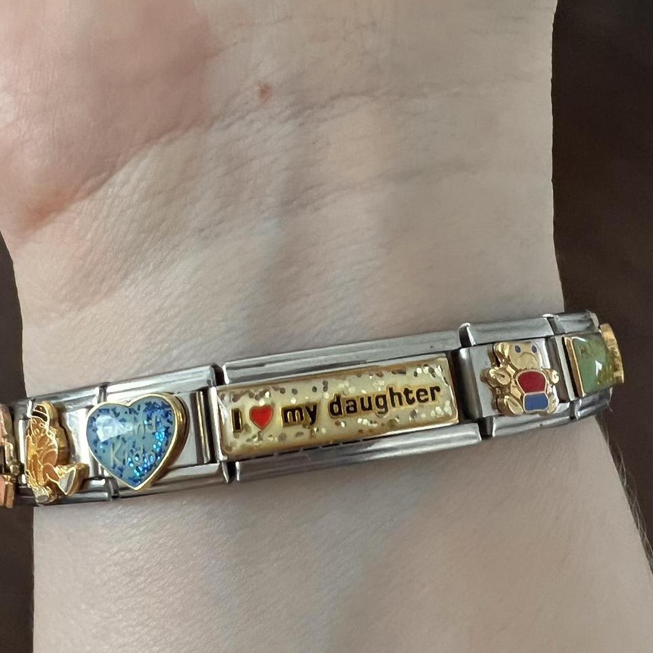 🌟 I 🩷 my daughter Italian charm bracelet🌟 7 inches... Depop