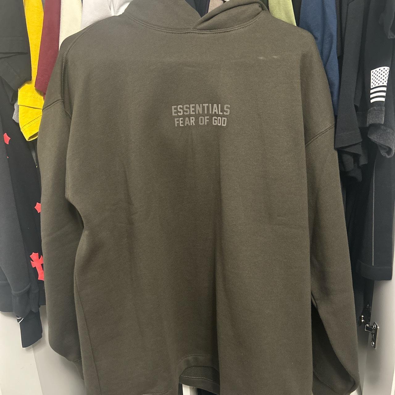 Brand new never worn FOG Essentials hoodie XXS Depop