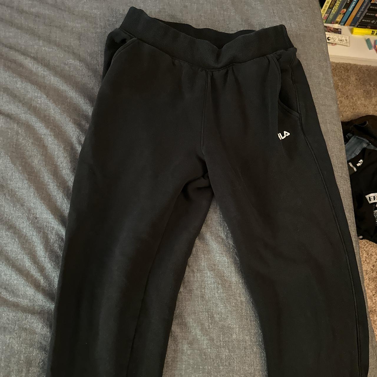 Fila black joggers from Costco size small No visible... Depop