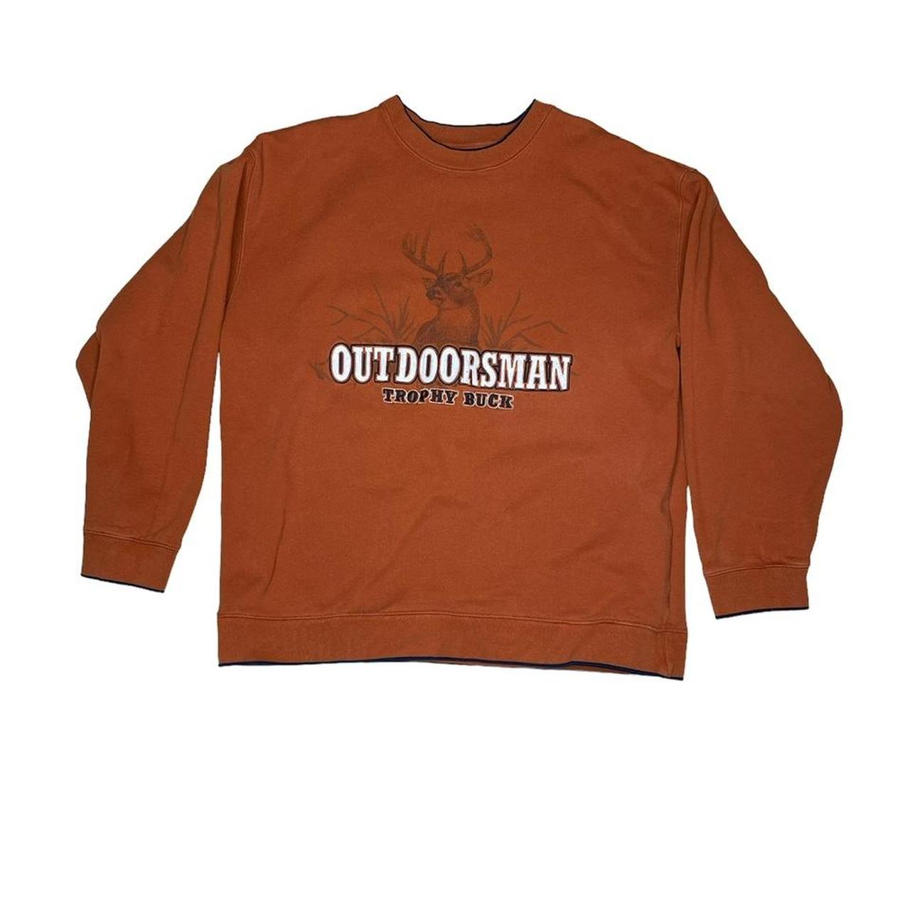 American Vintage Men's Orange Sweatshirt Depop