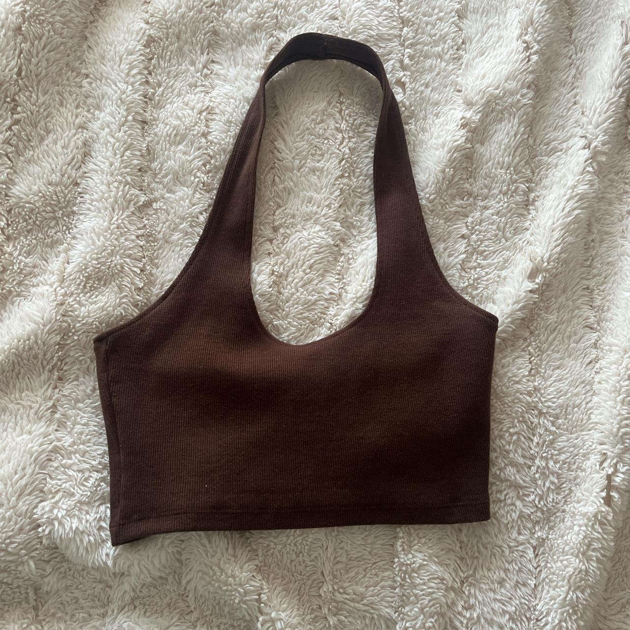 brown halter top from general pants co. Love this... - Depop