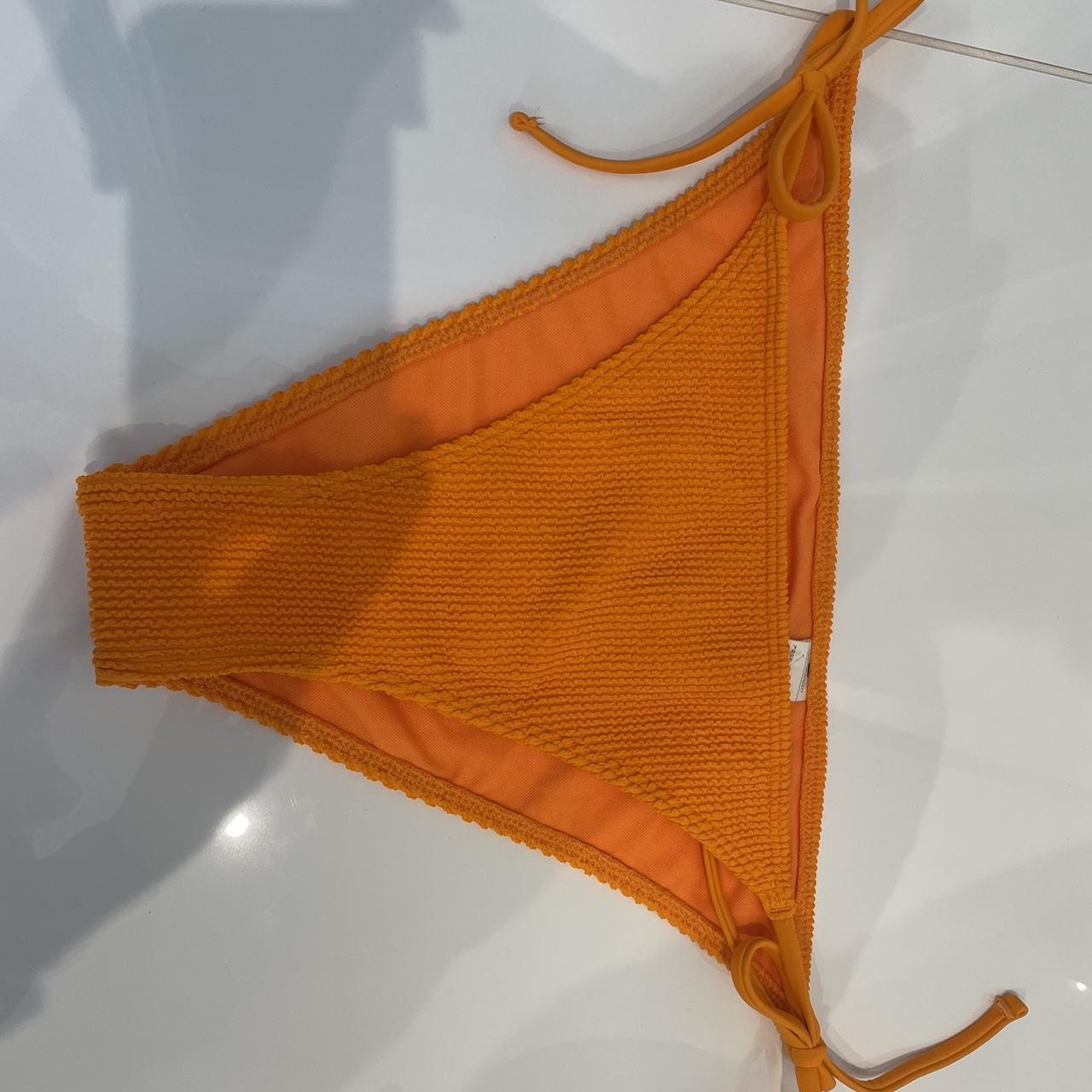 Hollister Co. Women's Orange Bikiniandtankinibottoms Depop