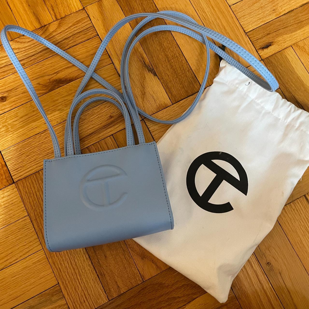 Telfar Women's Blue Bag | Depop